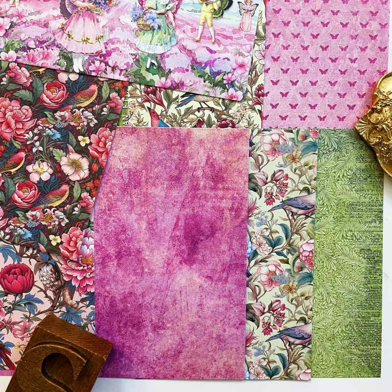 Fresh Dawn Collage Paper 24Sheets