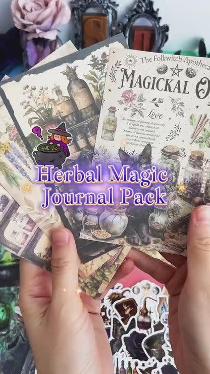 Herbal Magic Journal Pack