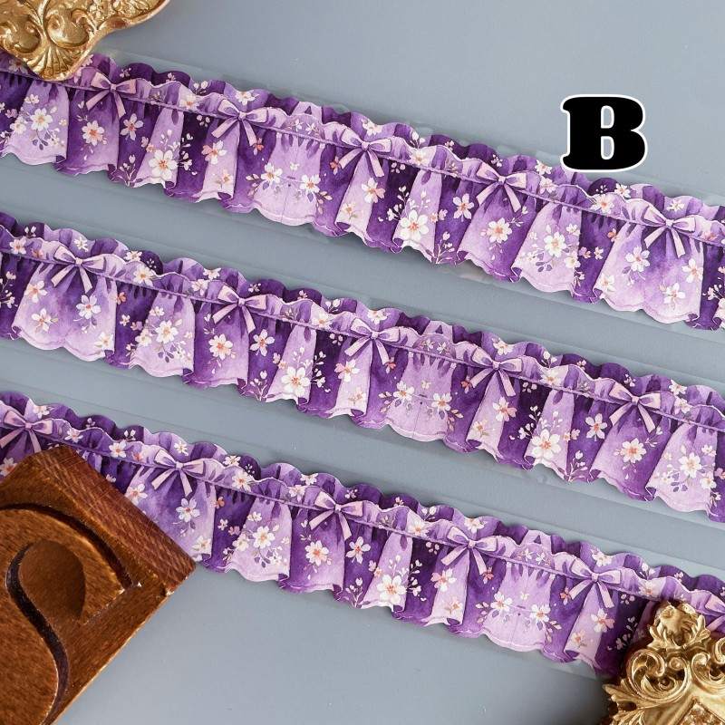 Cloth Curtain Kraft Paper Sticker Roll