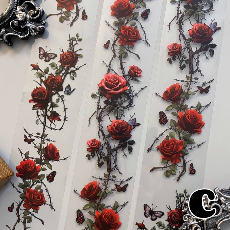 Thorn Rose PET Tape Roll