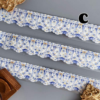 Cloth Curtain Kraft Paper Sticker Roll