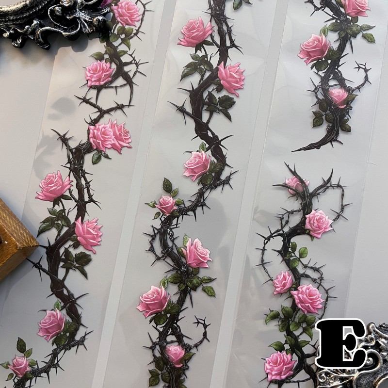 Thorn Rose PET Tape Roll