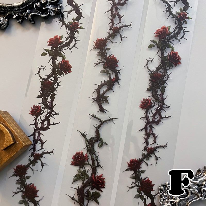 Thorn Rose PET Tape Roll