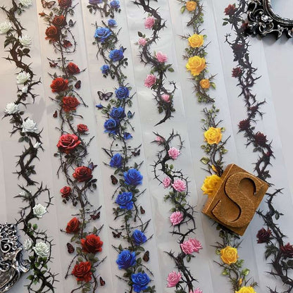 Thorn Rose PET Tape Roll