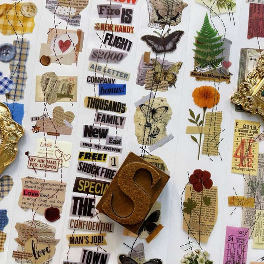 Cracked Stories PET Tape Roll