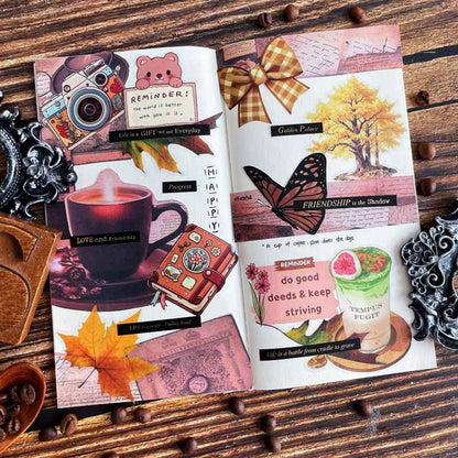 Sepia Roast Ephemera Mystery Kit 95PCS
