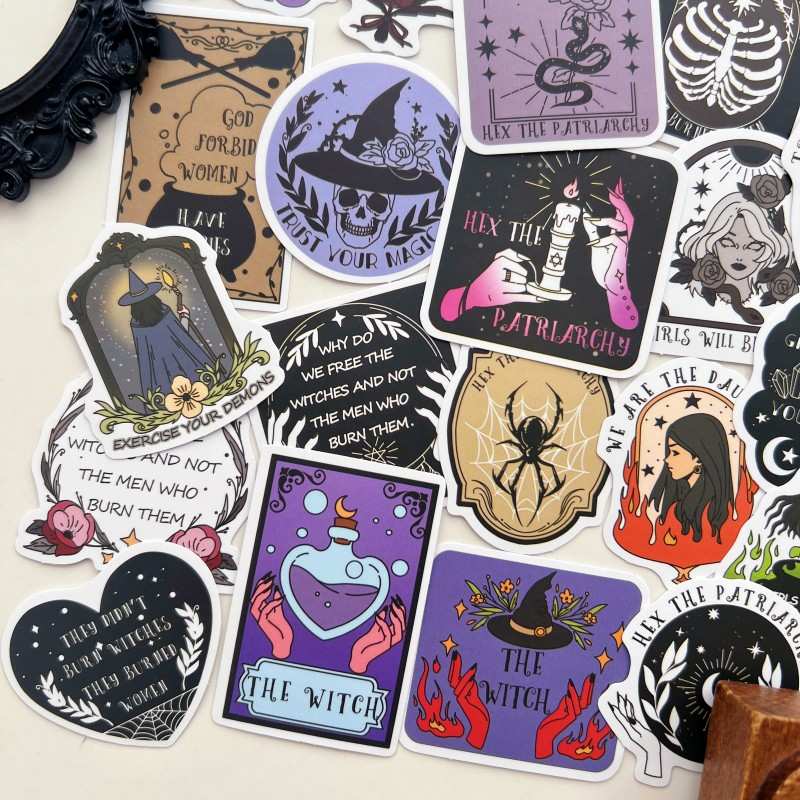 Witchy Feminist Sticker 50PCS