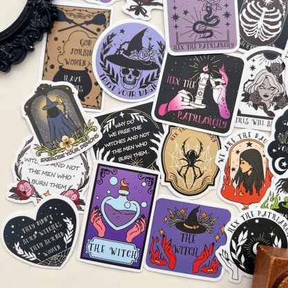Witchy Feminist Sticker 50PCS