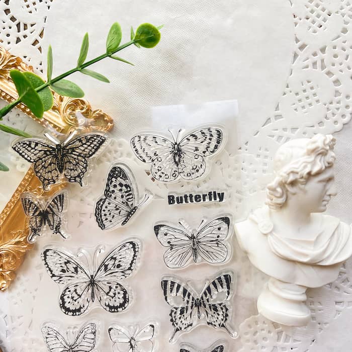 Butterflies Clear Stamp