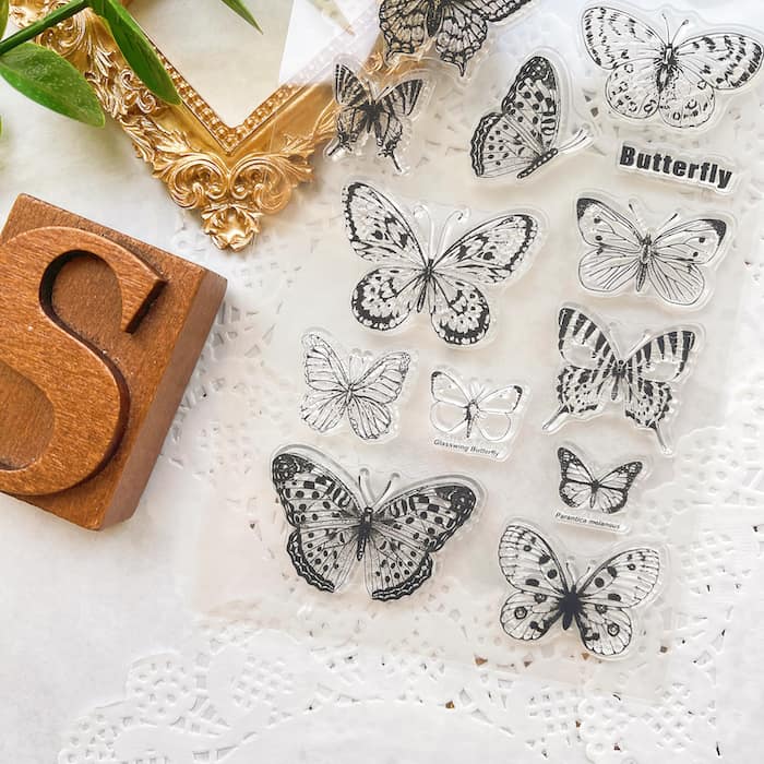 Butterflies Clear Stamp