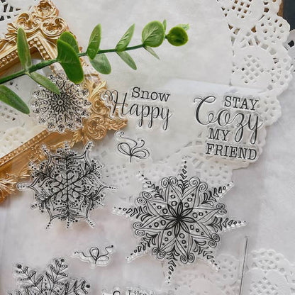 Snowflakes Clear Stamp