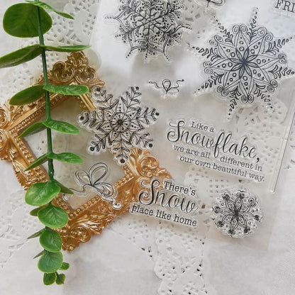 Snowflakes Clear Stamp