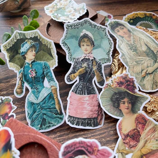 Victorian Style Sticker 18PCS | ML