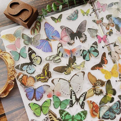 Butterflydex Vellum Sticker 80PCS
