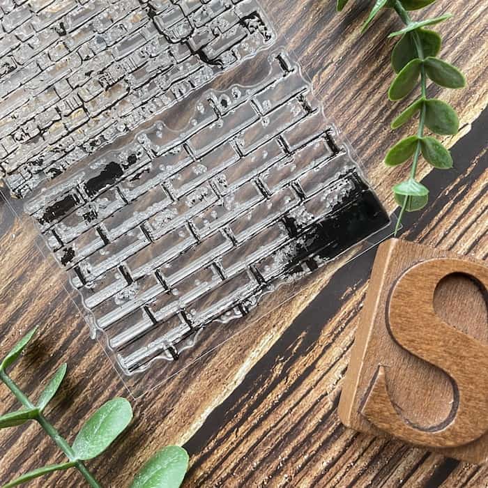 Brick Wall Clear Stamp