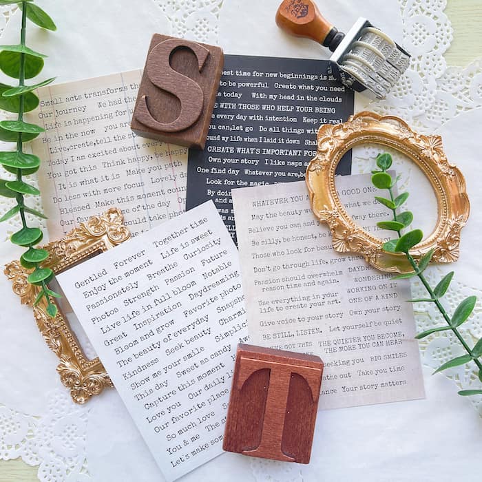 Junk Journal Sentiment Stickers Soto Studios